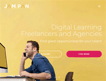 Tablet Screenshot of jam-pan.com